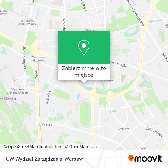 Mapa UW Wydział Zarządzania