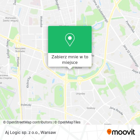 Mapa Aj Logic sp. z o.o.