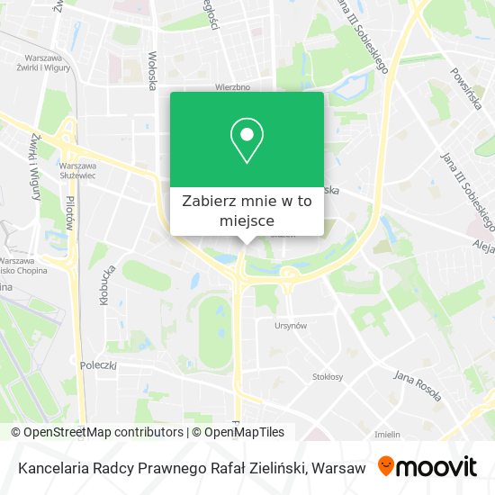 Mapa Kancelaria Radcy Prawnego Rafał Zieliński