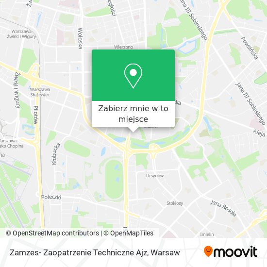 Mapa Zamzes- Zaopatrzenie Techniczne Ajz