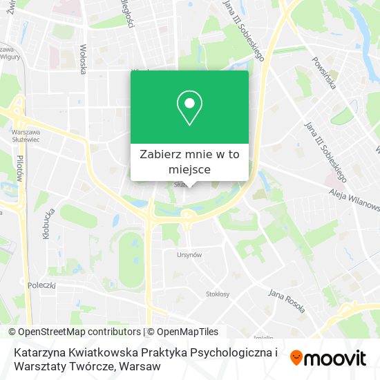 Mapa Katarzyna Kwiatkowska Praktyka Psychologiczna i Warsztaty Twórcze