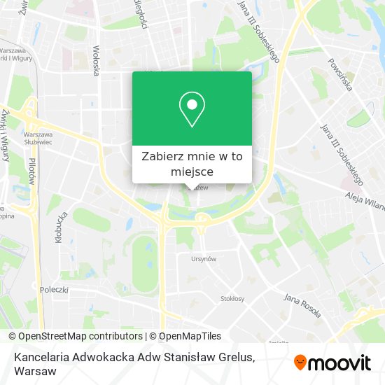 Mapa Kancelaria Adwokacka Adw Stanisław Grelus