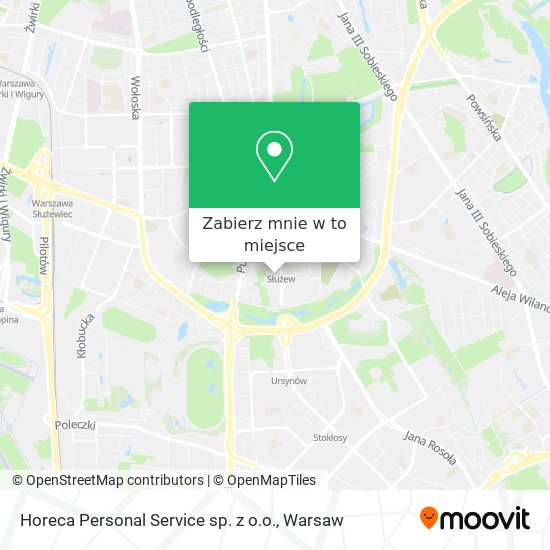 Mapa Horeca Personal Service sp. z o.o.