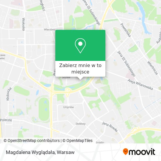 Mapa Magdalena Wyglądała