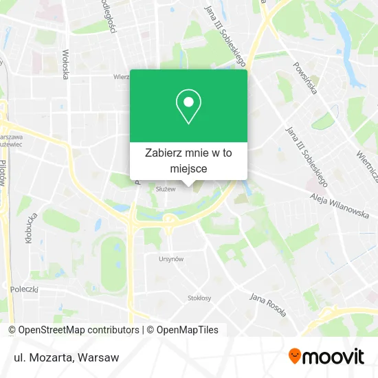 Mapa ul. Mozarta