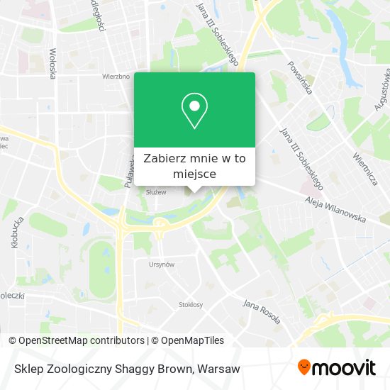 Mapa Sklep Zoologiczny Shaggy Brown