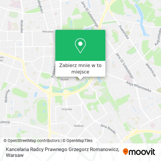 Mapa Kancelaria Radcy Prawnego Grzegorz Romanowicz