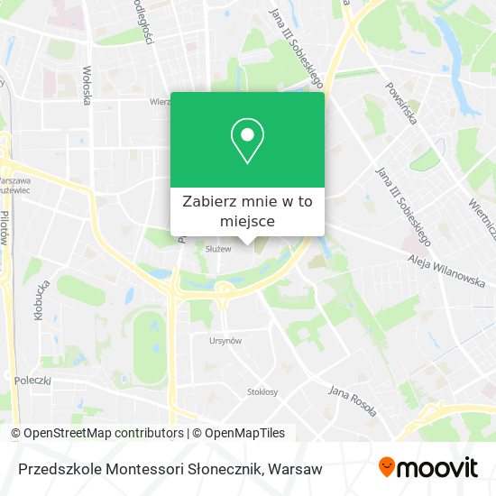 Mapa Przedszkole Montessori Słonecznik