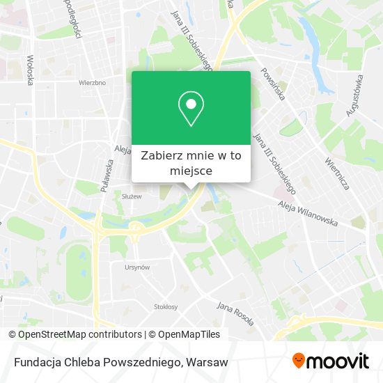 Mapa Fundacja Chleba Powszedniego