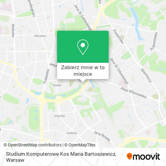 Mapa Studium Komputerowe Kos Maria Bartoszewicz