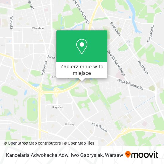 Mapa Kancelaria Adwokacka Adw. Iwo Gabrysiak