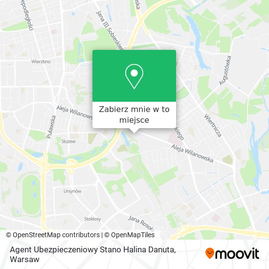 Mapa Agent Ubezpieczeniowy Stano Halina Danuta