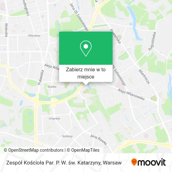 Mapa Zespół Kościoła Par. P. W. św. Katarzyny