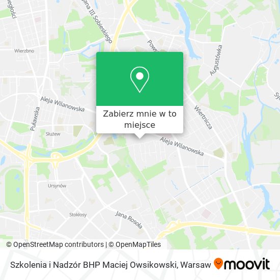 Mapa Szkolenia i Nadzór BHP Maciej Owsikowski