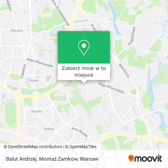 Mapa Balut Andrzej. Montaż Zamków