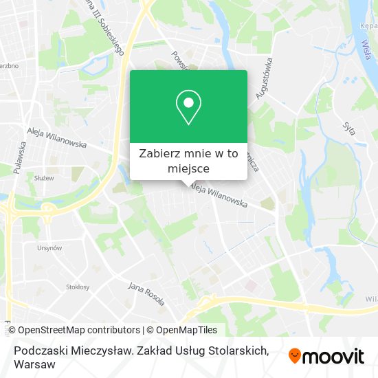 Mapa Podczaski Mieczysław. Zakład Usług Stolarskich