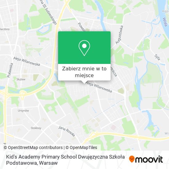 Mapa Kid's Academy Primary School Dwujęzyczna Szkoła Podstawowa