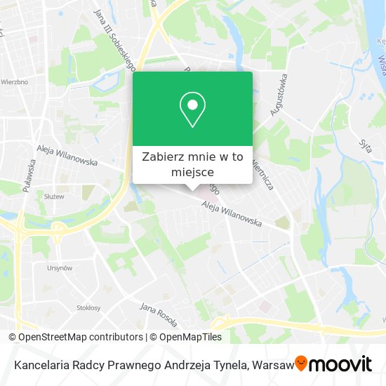 Mapa Kancelaria Radcy Prawnego Andrzeja Tynela