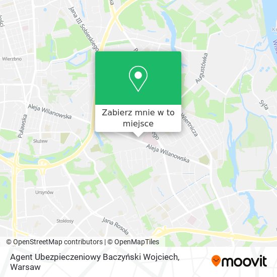 Mapa Agent Ubezpieczeniowy Baczyński Wojciech