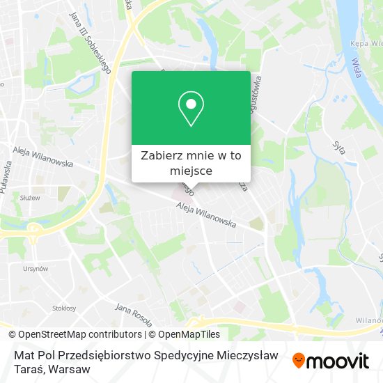 Mapa Mat Pol Przedsiębiorstwo Spedycyjne Mieczysław Taraś