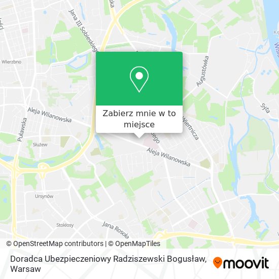 Mapa Doradca Ubezpieczeniowy Radziszewski Bogusław