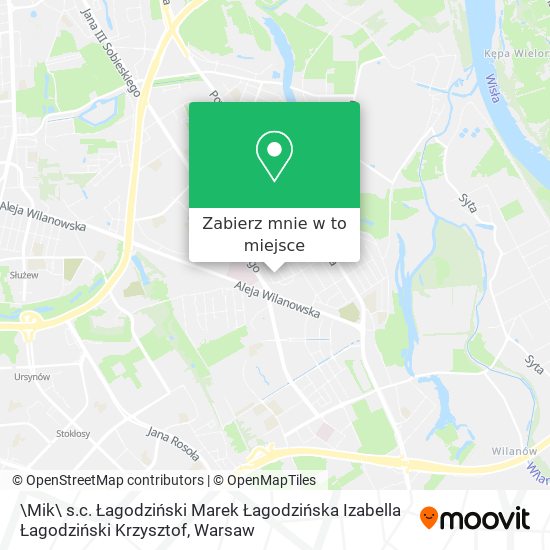 Mapa \Mik\ s.c. Łagodziński Marek Łagodzińska Izabella Łagodziński Krzysztof