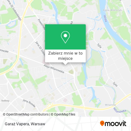 Mapa Garaż Vapera