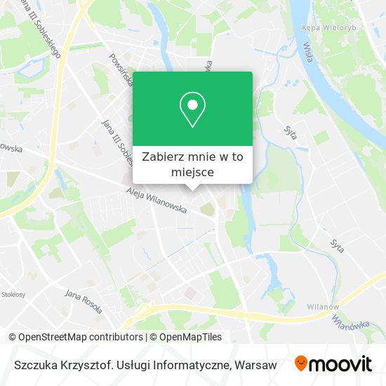 Mapa Szczuka Krzysztof. Usługi Informatyczne