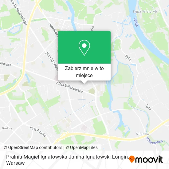 Mapa Pralnia Magiel Ignatowska Janina Ignatowski Longin