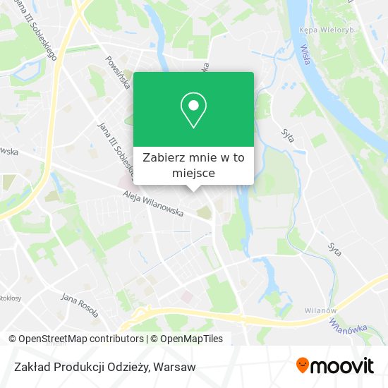 Mapa Zakład Produkcji Odzieży