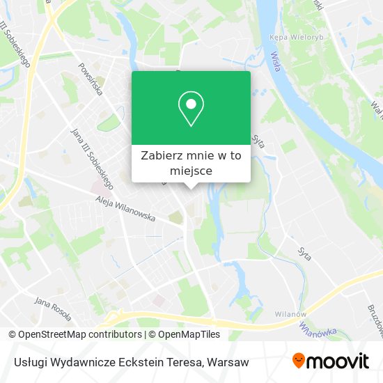 Mapa Usługi Wydawnicze Eckstein Teresa