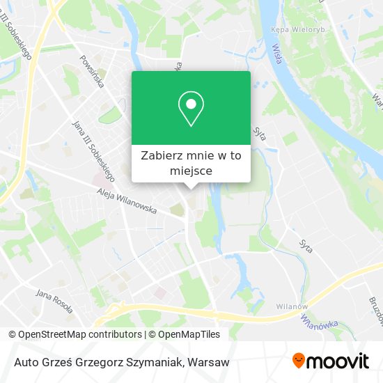 Mapa Auto Grześ Grzegorz Szymaniak