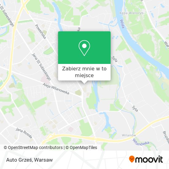 Mapa Auto Grześ