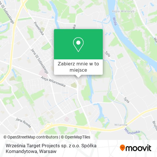 Mapa Września Target Projects sp. z o.o. Spółka Komandytowa