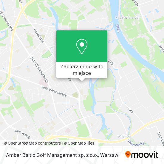 Mapa Amber Baltic Golf Management sp. z o.o.