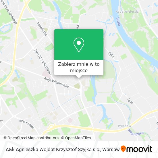 Mapa A&k Agnieszka Wojdat Krzysztof Szyjka s.c.