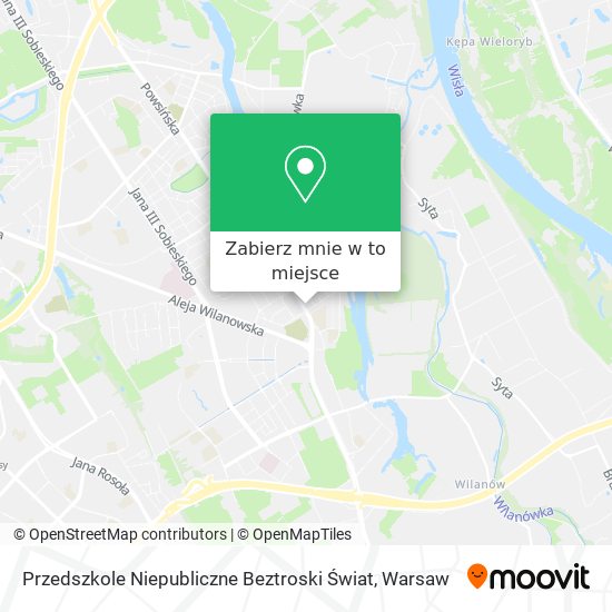 Mapa Przedszkole Niepubliczne Beztroski Świat