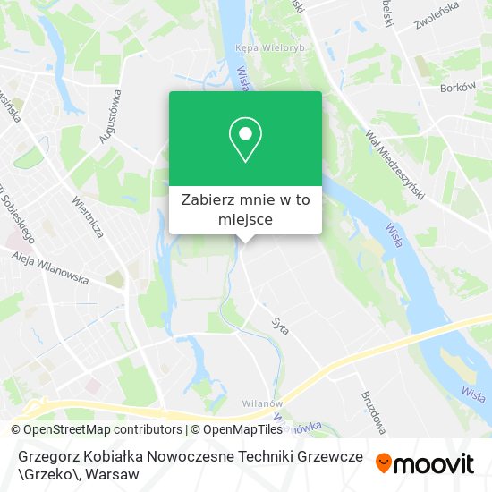 Mapa Grzegorz Kobiałka Nowoczesne Techniki Grzewcze \Grzeko\