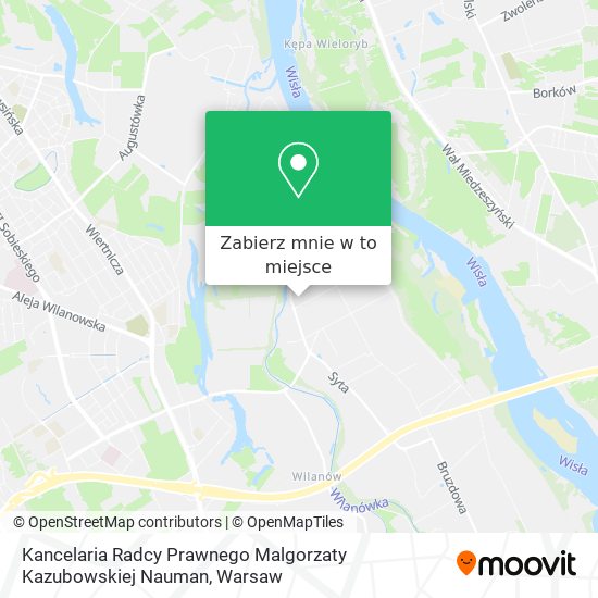 Mapa Kancelaria Radcy Prawnego Malgorzaty Kazubowskiej Nauman