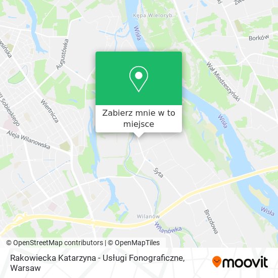 Mapa Rakowiecka Katarzyna - Usługi Fonograficzne