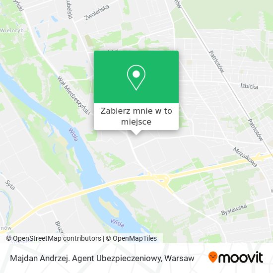 Mapa Majdan Andrzej. Agent Ubezpieczeniowy