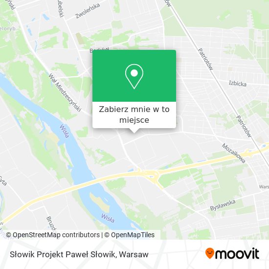 Mapa Słowik Projekt Paweł Słowik