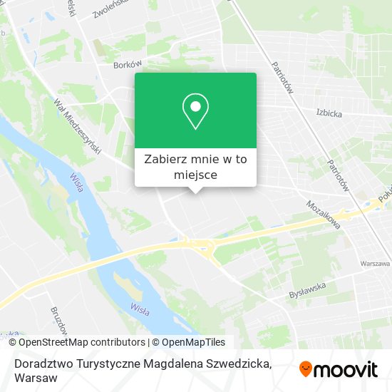 Mapa Doradztwo Turystyczne Magdalena Szwedzicka