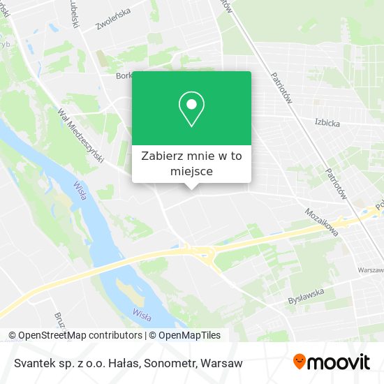 Mapa Svantek sp. z o.o. Hałas, Sonometr