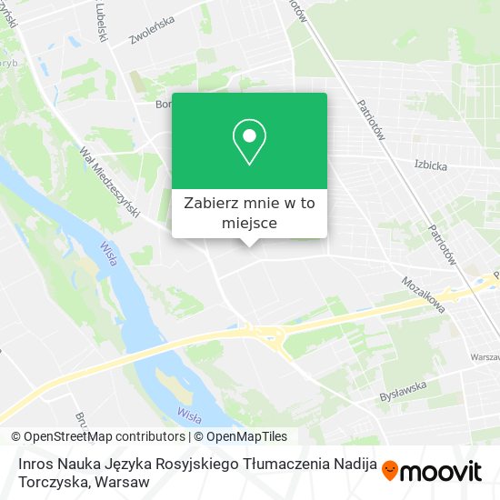 Mapa Inros Nauka Języka Rosyjskiego Tłumaczenia Nadija Torczyska