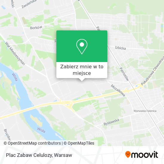 Mapa Plac Zabaw Celulozy