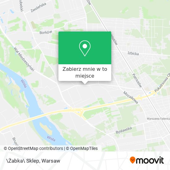 Mapa \Żabka\ Sklep