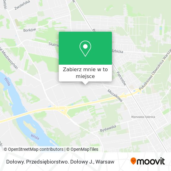 Mapa Dołowy. Przedsiębiorstwo. Dołowy J.