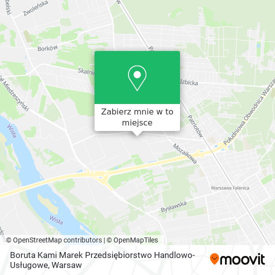 Mapa Boruta Kami Marek Przedsiębiorstwo Handlowo-Usługowe