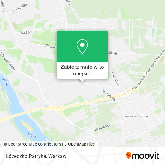 Mapa Łóżeczko Patryka